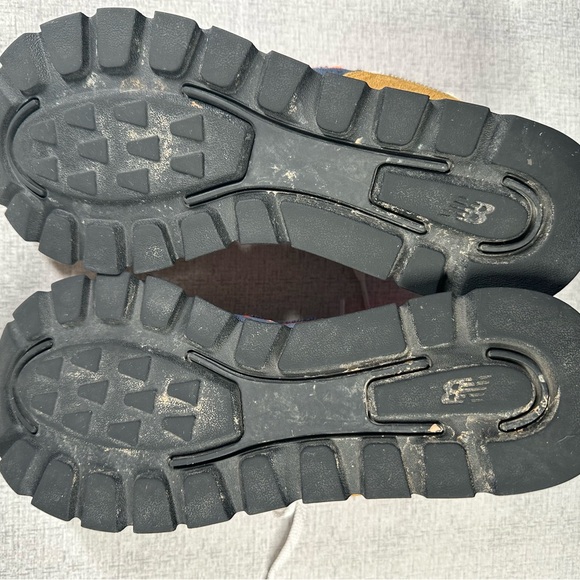 New Balance 574 with Orange and Tan Accents - Picture 6 of 8